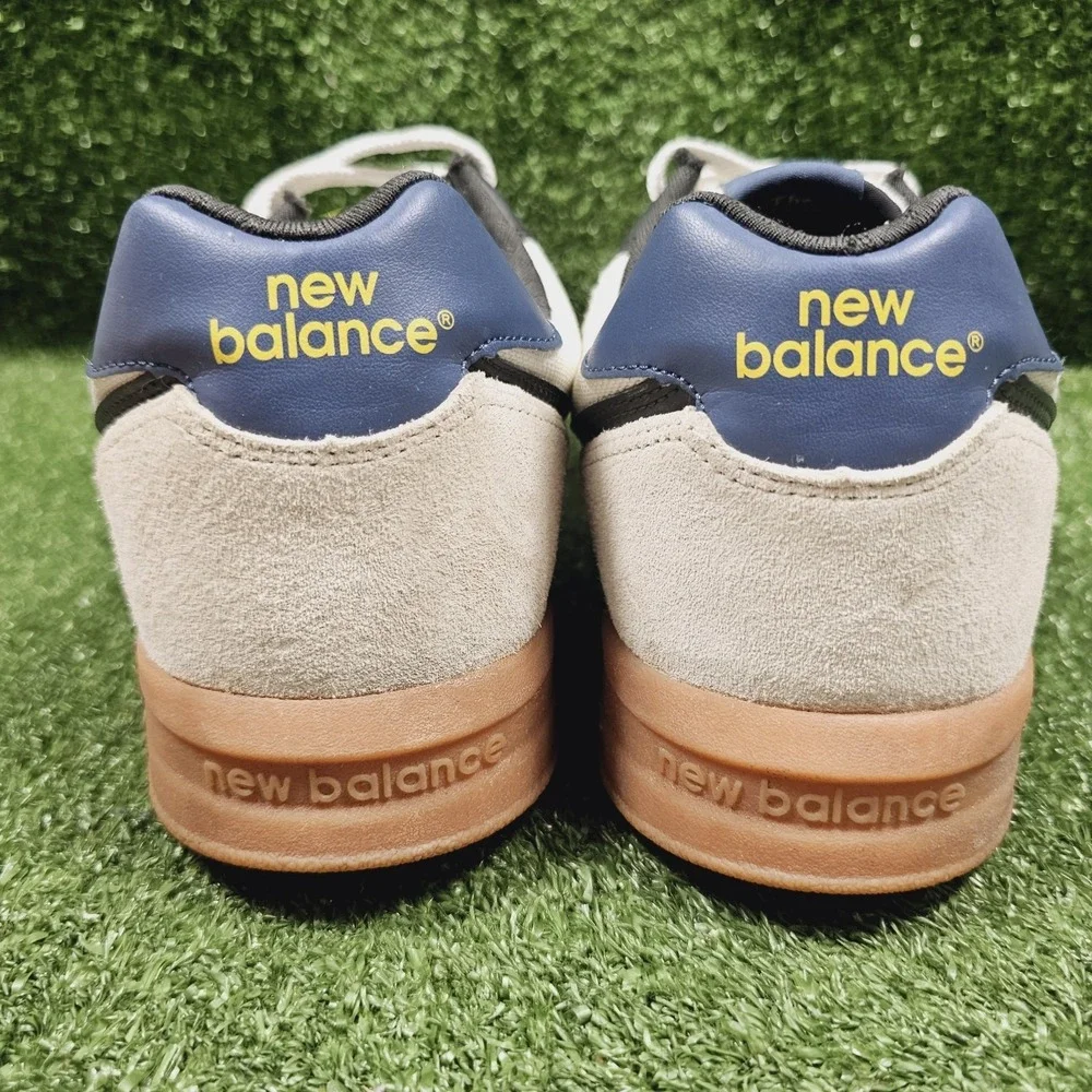 New Balance 574 Court Sea Salt Navy Athletic Casual Sneakers Mens Size 14